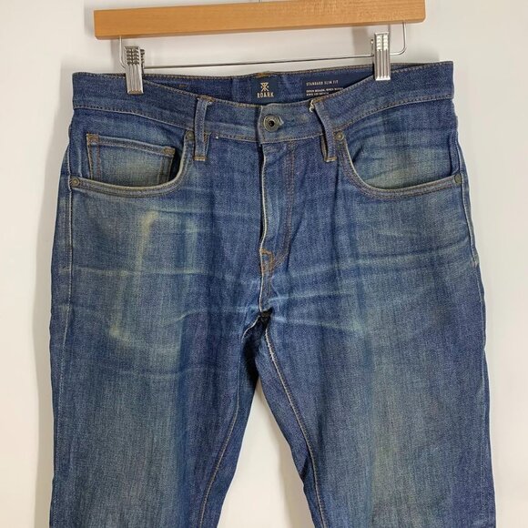 Roark Men's HWY 133 Slim Straight Cotton Pocket Classic Denim Jeans Size 32x32 - Picture 4 of 14